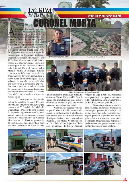 REVISTA DA 26ª CIA PM IND