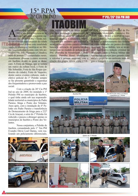 REVISTA DA 26ª CIA PM IND