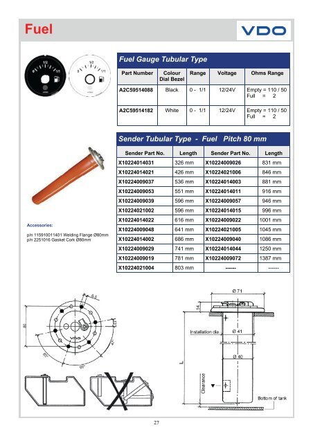 VDO Marine - Howard Instruments