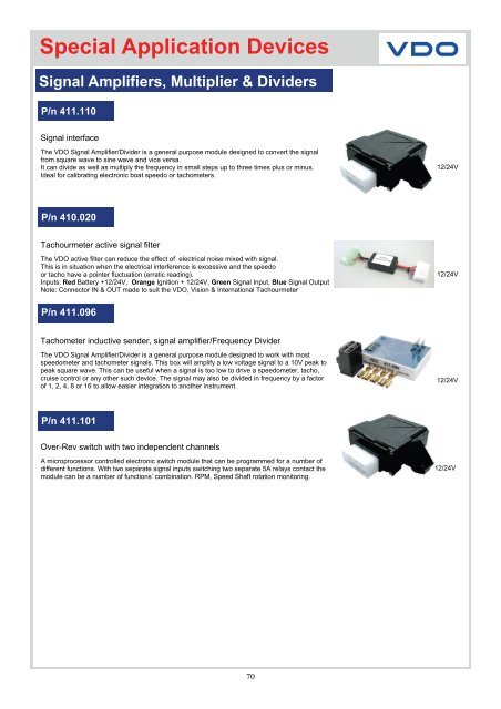 VDO Marine - Howard Instruments