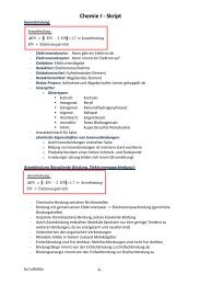 Chemie I - Skript (Seite 06 bis 10) - Index of