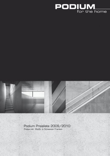 Podium Preisliste 2009/2010 - Philips