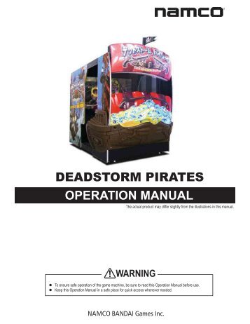 Deadstorm Pirates DX Manual - Namco