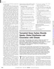 Terrestrial Gross Carbon Dioxide Uptake: Global ... - LUCCI