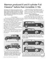 Marmon - Arizona Classic Car Club