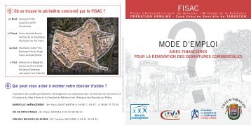 FISAC MODE D'EMPLOI - Tarascon