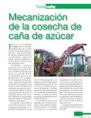 Mecanización de la cosecha de caña de azúcar - Tecnicaña