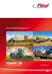 Das Transportprogramm - Fliegl Agrartechnik