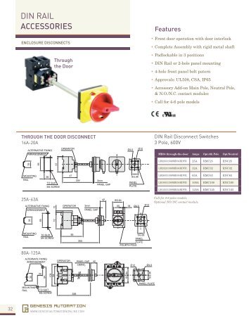 Disconnect Switches - Genesis Automation