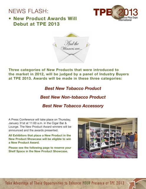 Sponsorships Promotions â¢ Advertising - Tobacco Plus Expo