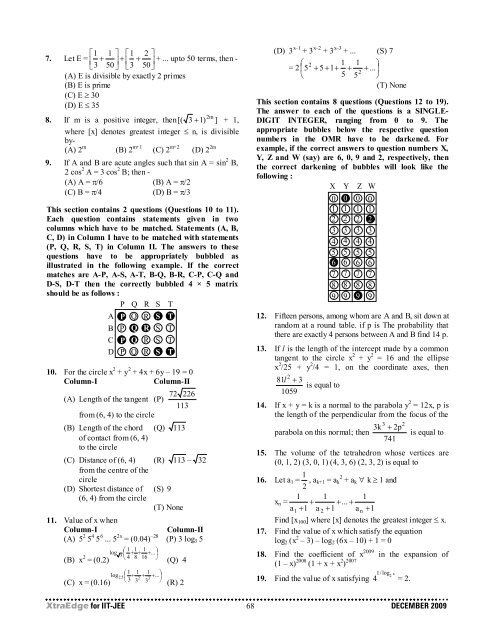 IIT-JEE 2010 - Career Point