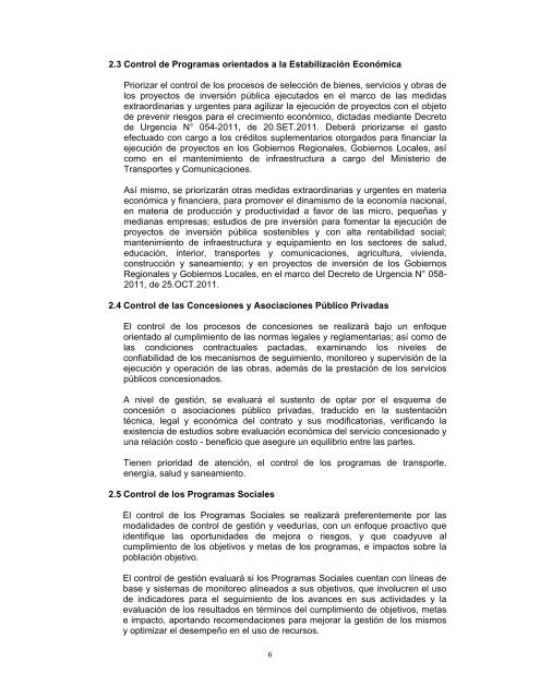 lineamiento de PolÃ­tica para la formulaciÃ³n de los Planes Anuales