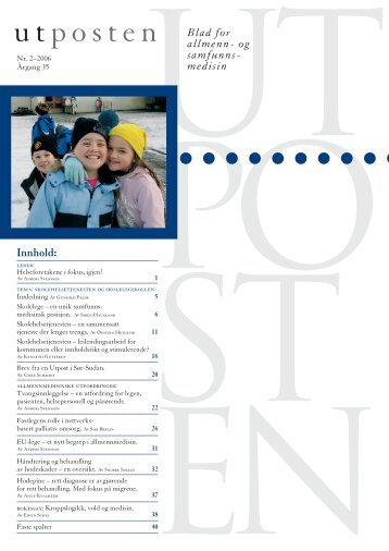 2. utgave av Utposten 2006 (PDF-format)