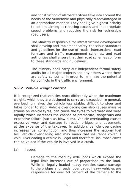 National Road Safety Policy of 2009 - Uwaba.or.tz