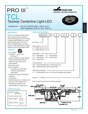 L-852 Taxiway Centerline Light-LED - OkSolar.com