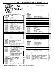 Registration Grade 12 - Booker T Washington High School