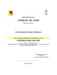 rapporto preliminare VAS - Comune di Naso