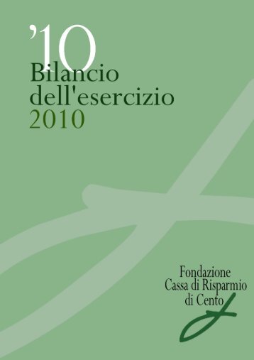 relazione sulla gestione del consiglio di amministrazione - Acri