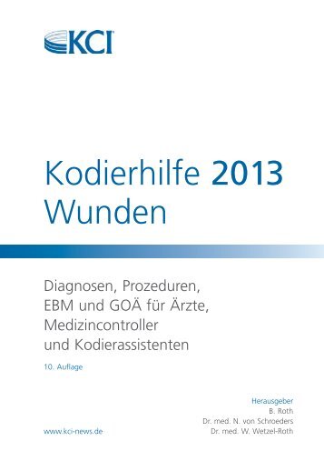 Kodierhilfe 2013 Wunden - Kci-news.de