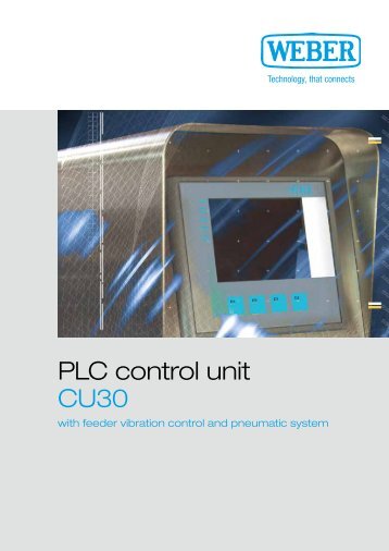 PLC control unit CU30 - Weber Schraubautomaten