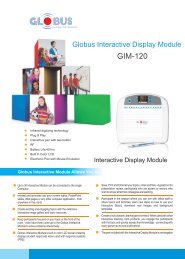 Globus Interactive Display Module - Globus Infocom
