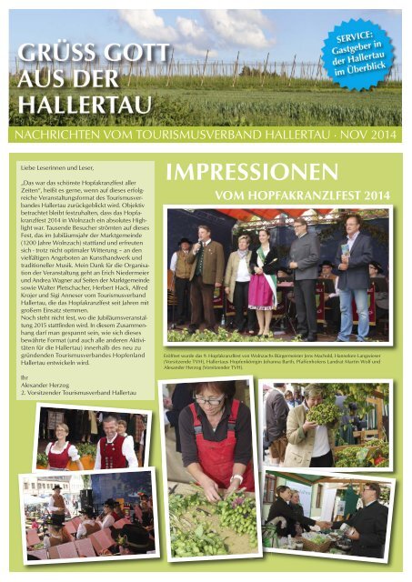 hallertau magazin  2014-2