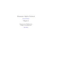Elementary Algebra Textbook College Of The Redwoods Elementary Algebra Textbook College Of The Redwoods