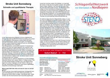Flyer Stroke Unit Sonneberg (PDF) - Regiomed Kliniken
