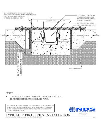 5" Pro Series Installation Detail - PDF - NDS