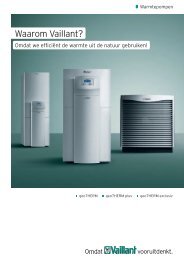 Vaillant warmtepompen - K.t.i. - W.t.i.