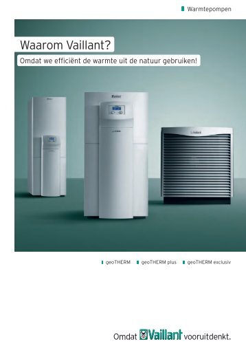 Vaillant warmtepompen - K.t.i. - W.t.i.