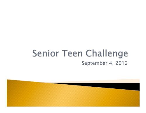 Teen Challenge - Bishop O'Dowd High School