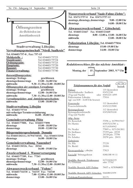 09 Amtsblatt September - Löbejün