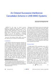 An Ordered Successive Interference Cancellation ... - ETRI Journal