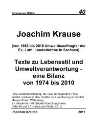 Joachim Krause (von 1982 bis 2010 Umweltbeauftragter der