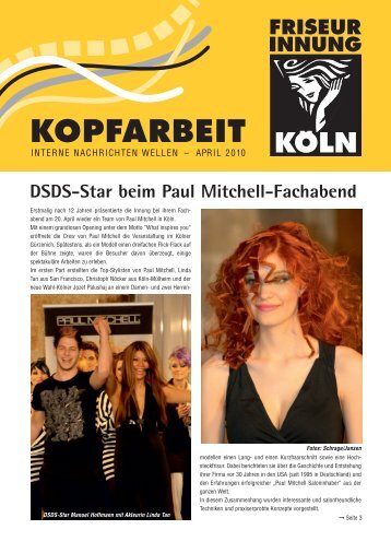 3 DSDS-Star beim Paul Mitchell-Fachabend