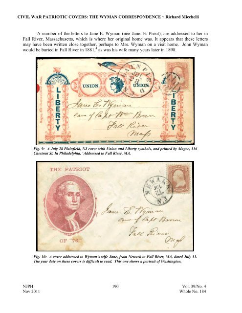 NJPH - New Jersey Postal History Society