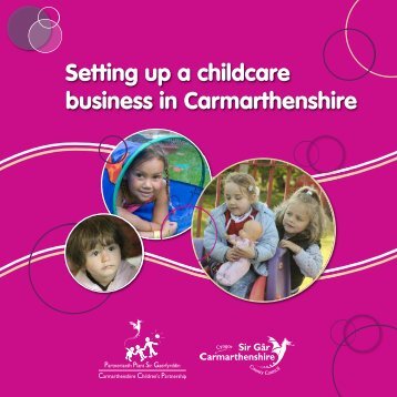 Setting up a childcare business in Carmarthenshire