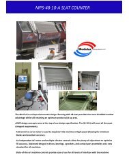 MPS-48-10-A SLAT COUNTER - Modular Packaging Systems, Inc.