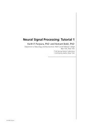 Neural Signal Processing: Tutorial 1