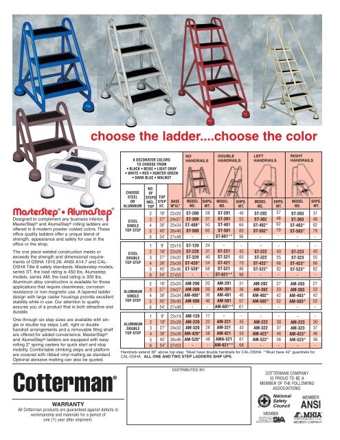 CottermanÂ® - Safety Ladders Express