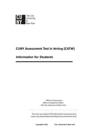 Catw essay