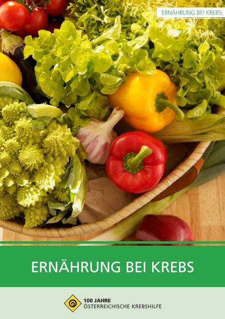 Ernährung bei Krebs.pdf - Wiener Krebshilfe