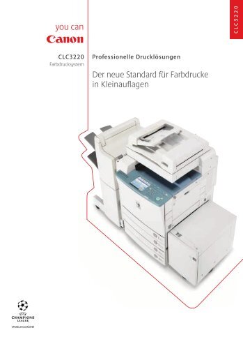 Datenblatt - Bürotechnik Canon Kopierer Farbkopierer Drucker ...