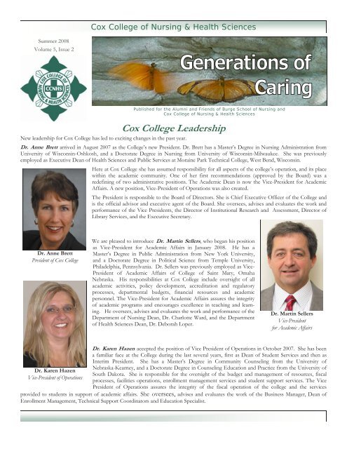 Cox College Leadership - CoxHealth