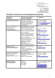 Steckbrief Onkologischer Schwerpunkt Heilbronn - Krebsverband ...