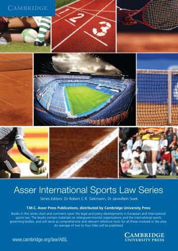 Asser International Sports Law Series - Rdes.it