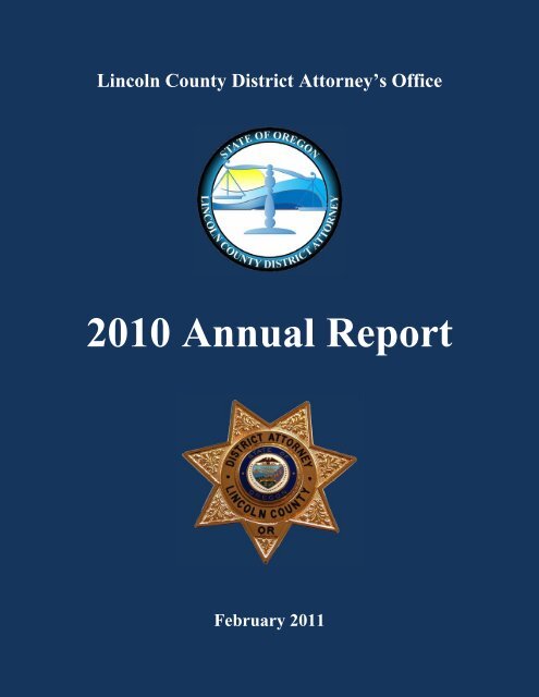 2010 Annual Report - Lincoln County, Oregon