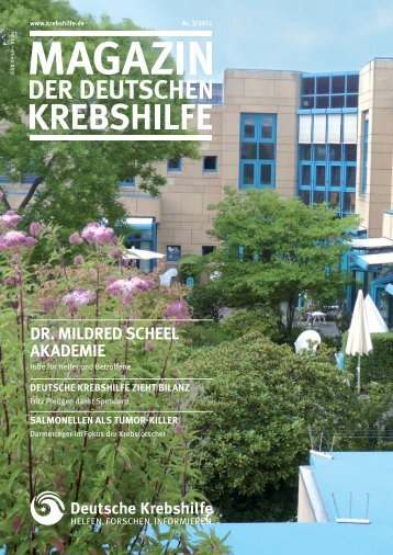 DR. MILDRED SCHEEL AKADEMIE - Deutsche Krebshilfe eV