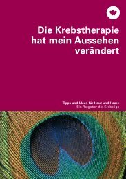 Die Krebstherapie hat mein Aussehen verändert  - Krebsliga ...